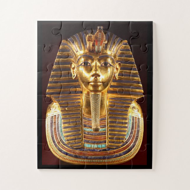 King Tutankhamun, Gold Mask Jigsaw Puzzle (Vertical)