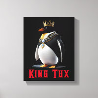 King Tux - Regal Linux Penguin 