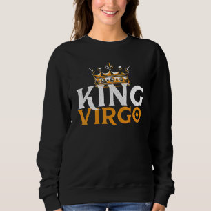 King Virgo Astrology Horoscope Symbol Zodiac Sign Sweatshirt