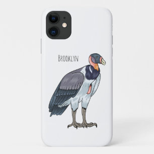 King vulture bird cartoon illustration  Case-Mate iPhone case