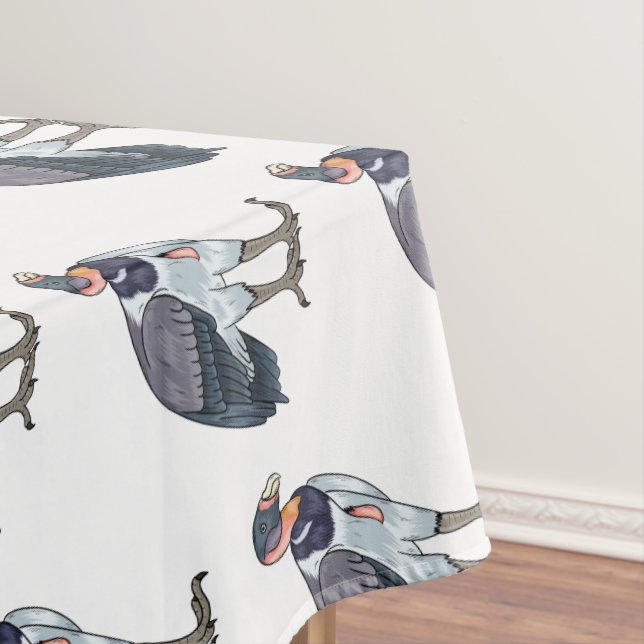 King vulture bird cartoon illustration  tablecloth (In Situ)
