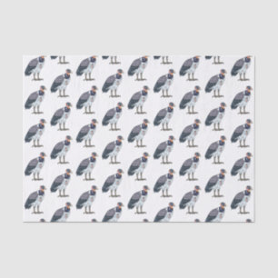 King vulture bird cartoon illustration tissue paper