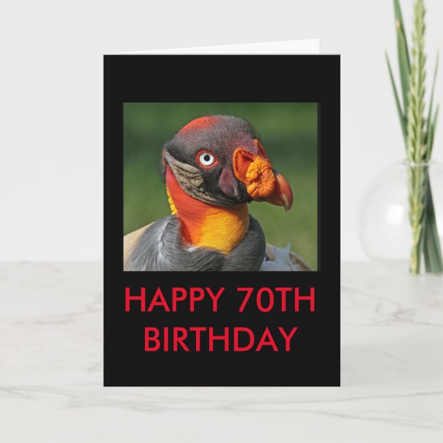King Vulture - Happy 70th Card (Front)
