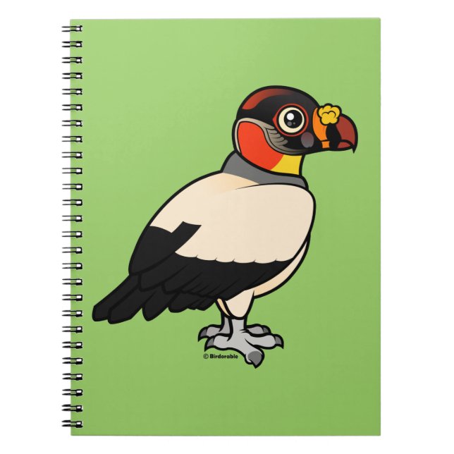 King Vulture Spiral Notebook (Front)