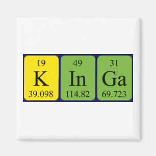 Kinga periodic table name magnet