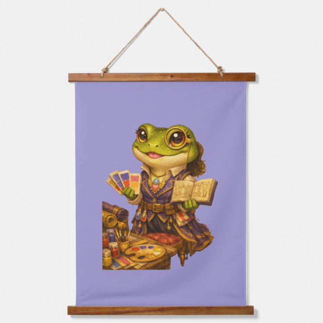 Kingdom Designer Frog Character Hanging Tapestry (Front)