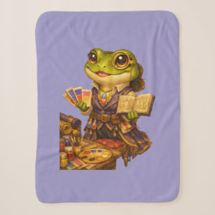 Kingdom Designer Frog Character Sherpa Blanket