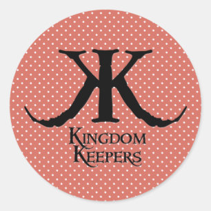 Kingdom Keepers Coral Circle Sticker