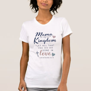 Kingdom-Minded Mama – Christian T-Shirt
