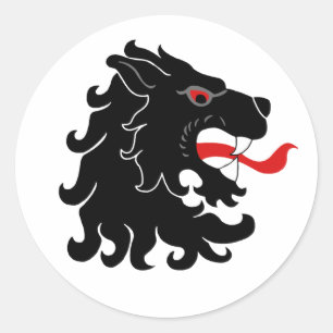 Kingdom of An Tir Populace Badge Classic Round Sticker