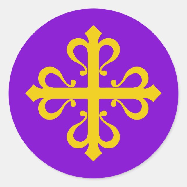 Kingdom of Calontir Ensign Classic Round Sticker (Front)