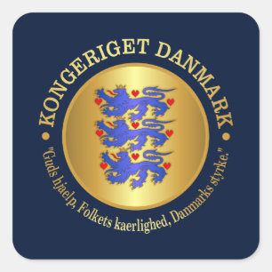 Kingdom of Denmark Square Sticker