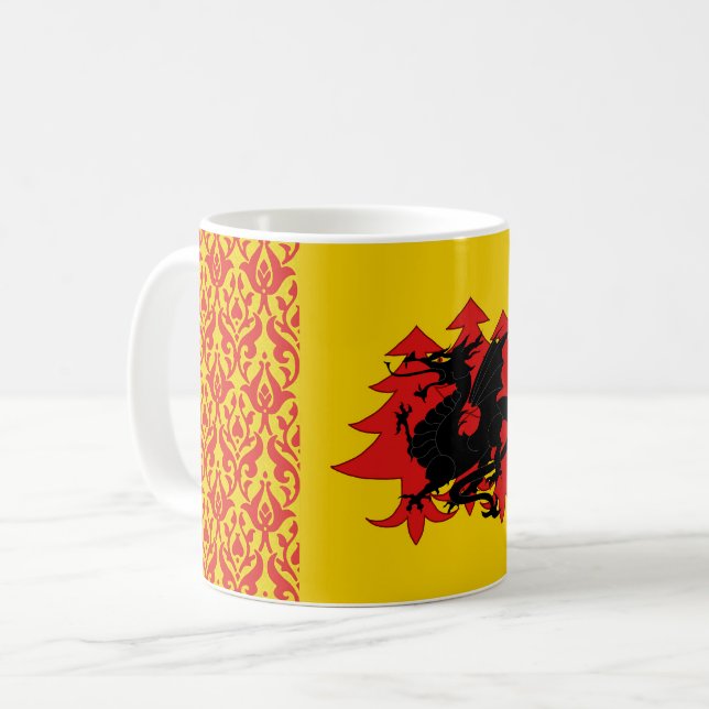 Kingdom of Drachenwald Coffee Mug (Front Left)