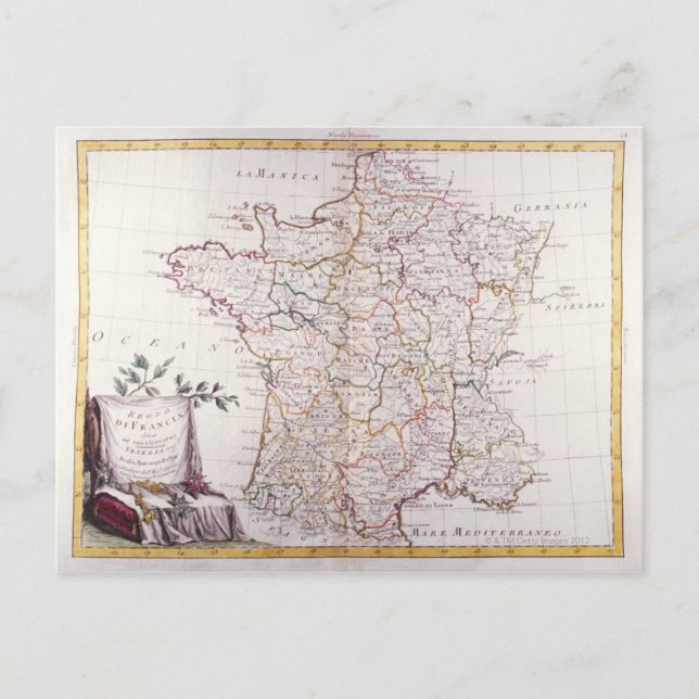 Kingdom of France Postcard (Front)