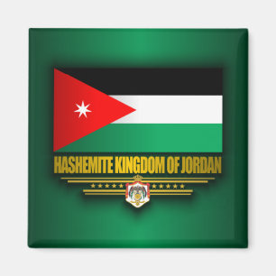 Kingdom of Jordan Flag Magnet