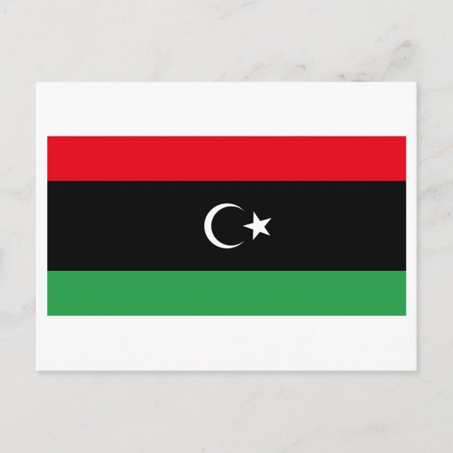 Kingdom of Libya Flag (1951-1969) Postcard (Front)