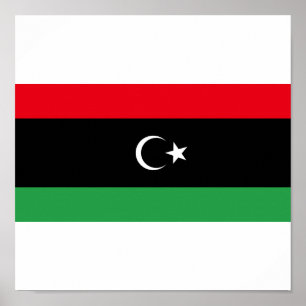Kingdom of Libya Flag (1951-1969) Poster