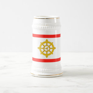 Kingdom of Sikkim Flag Beer Stein