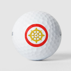 Kingdom of Sikkim Flag Golf Balls