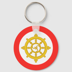 Kingdom of Sikkim Flag Key Ring