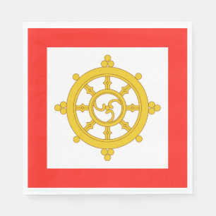 Kingdom of Sikkim Flag Napkin