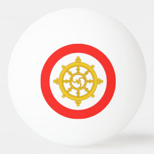 Kingdom of Sikkim Flag Ping Pong Ball