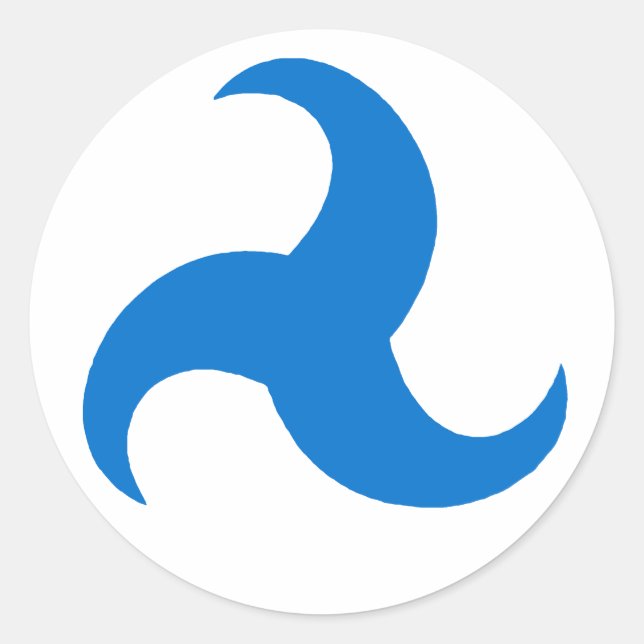 Kingdom of Trimaris Populace Badge Classic Round Sticker (Front)