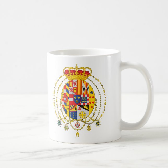 Kingdom of Two Sicilies Coat of Arms Coffee Mug (Right)