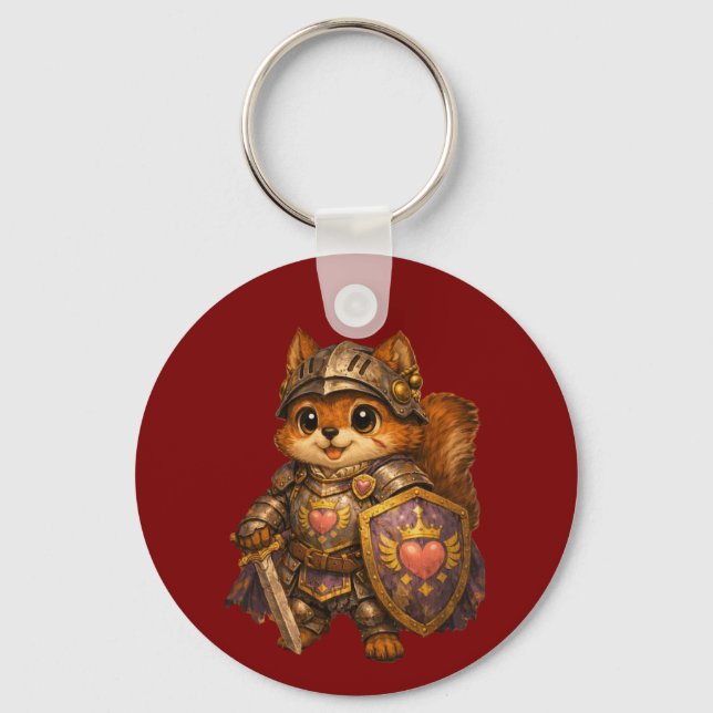Kingdom squirrel guard key ring (Front)