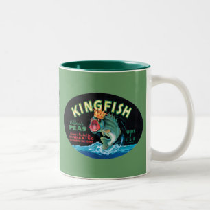 Kingfish Peas Two-Tone Coffee Mug