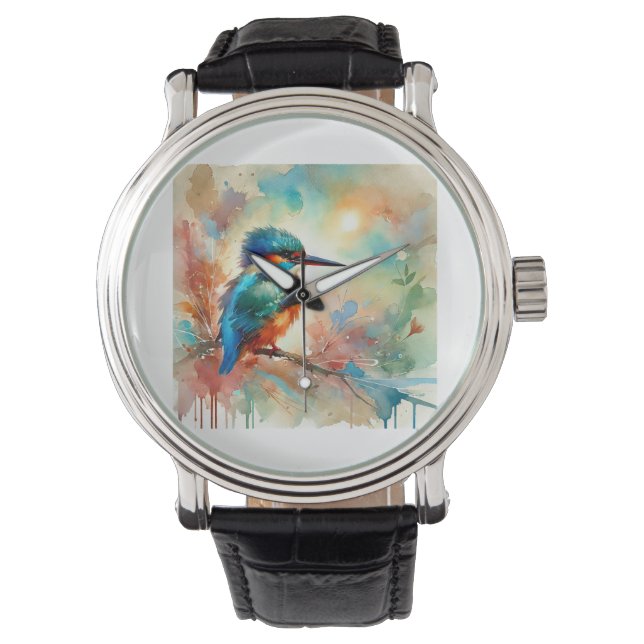 Kingfisher 101024AREF111 - Watercolor Watch (Front)