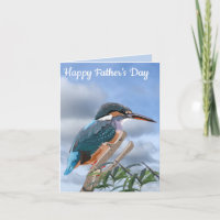 Kingfisher and Willow editable Father’s Day Card