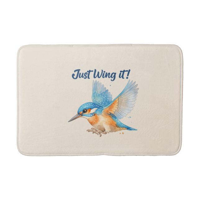 Kingfisher Bath Mat (Front)