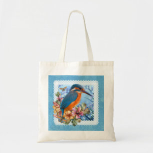 Kingfisher Bird Budget Tote Bag