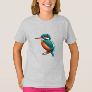Kingfisher bird Kids Basic T-Shirt