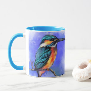 Kingfisher Bird Mug Gift