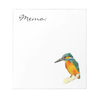 Kingfisher Bird Watercolor Painting