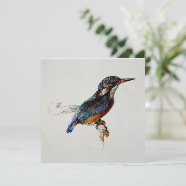 Kingfisher (by John Ruskin) Card (Standing Front)