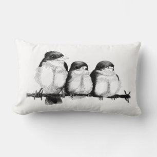 Kingfisher Chicks Lumbar Cushion