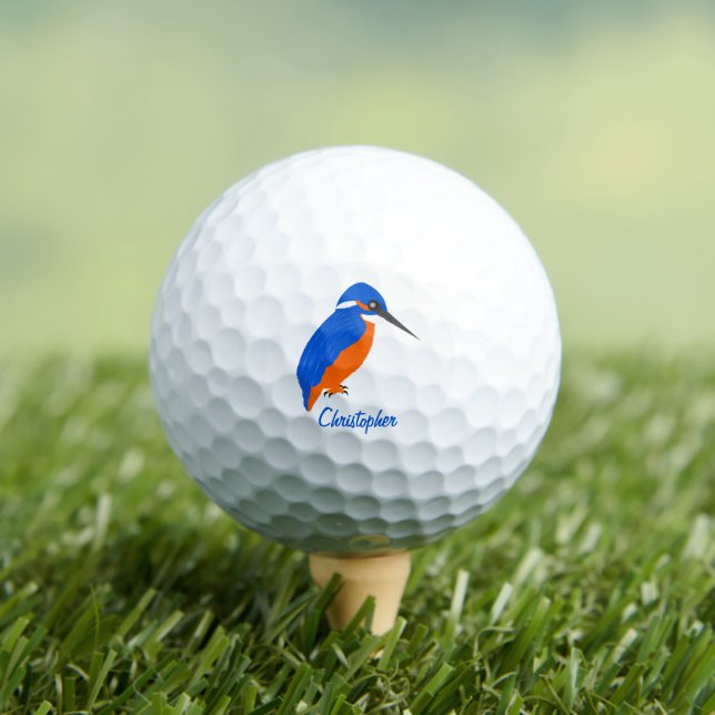 Kingfisher Design Golf Balls (Insitu Tee)