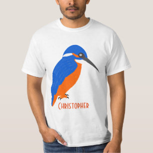 Kingfisher Design Personalised T-Shirt