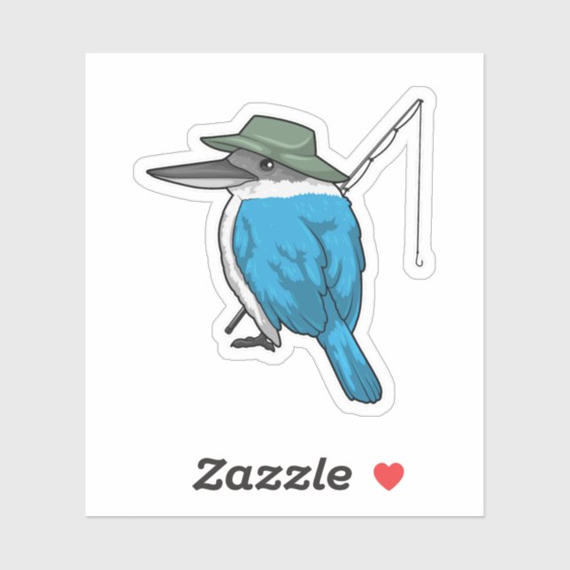 Kingfisher Fishing Fisher Fishing rod (Sheet)