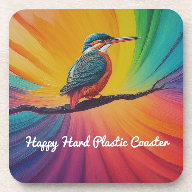Kingfisher Happy Coaster (Front)