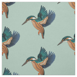 kingfisher linen aloe fabric