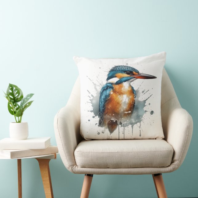 Kingfisher Splash Cushion (Chair)