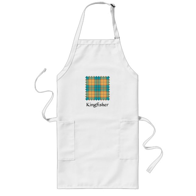 Kingfisher Tartan Apron (Front)