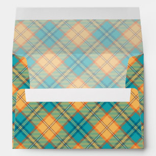 Kingfisher Tartan Envelope