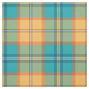 Kingfisher Tartan Fabric