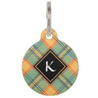Kingfisher Tartan Pet ID Tag