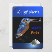 KINGFISHERS BEACH PARTY,Blue,Black